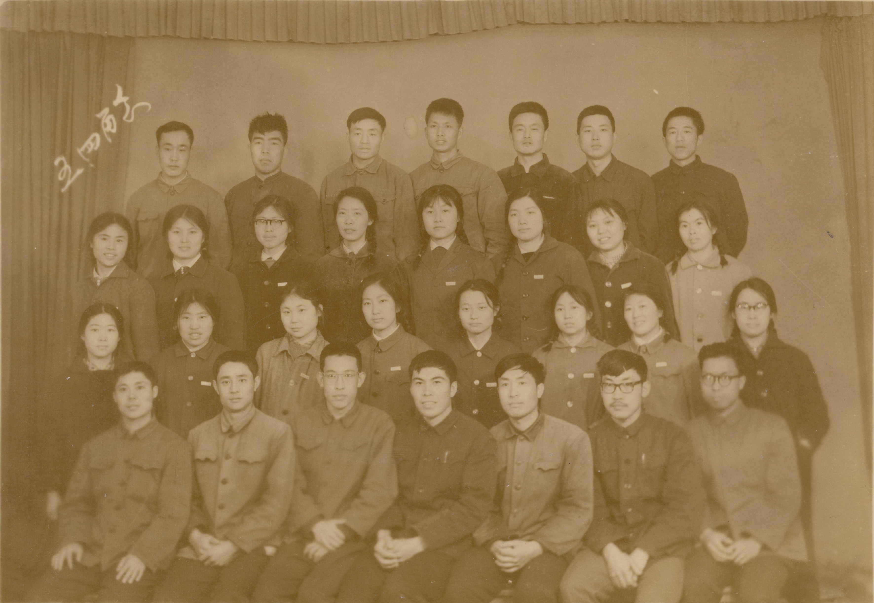 EMC易倍平台化学系1973级分析化学专业集体照